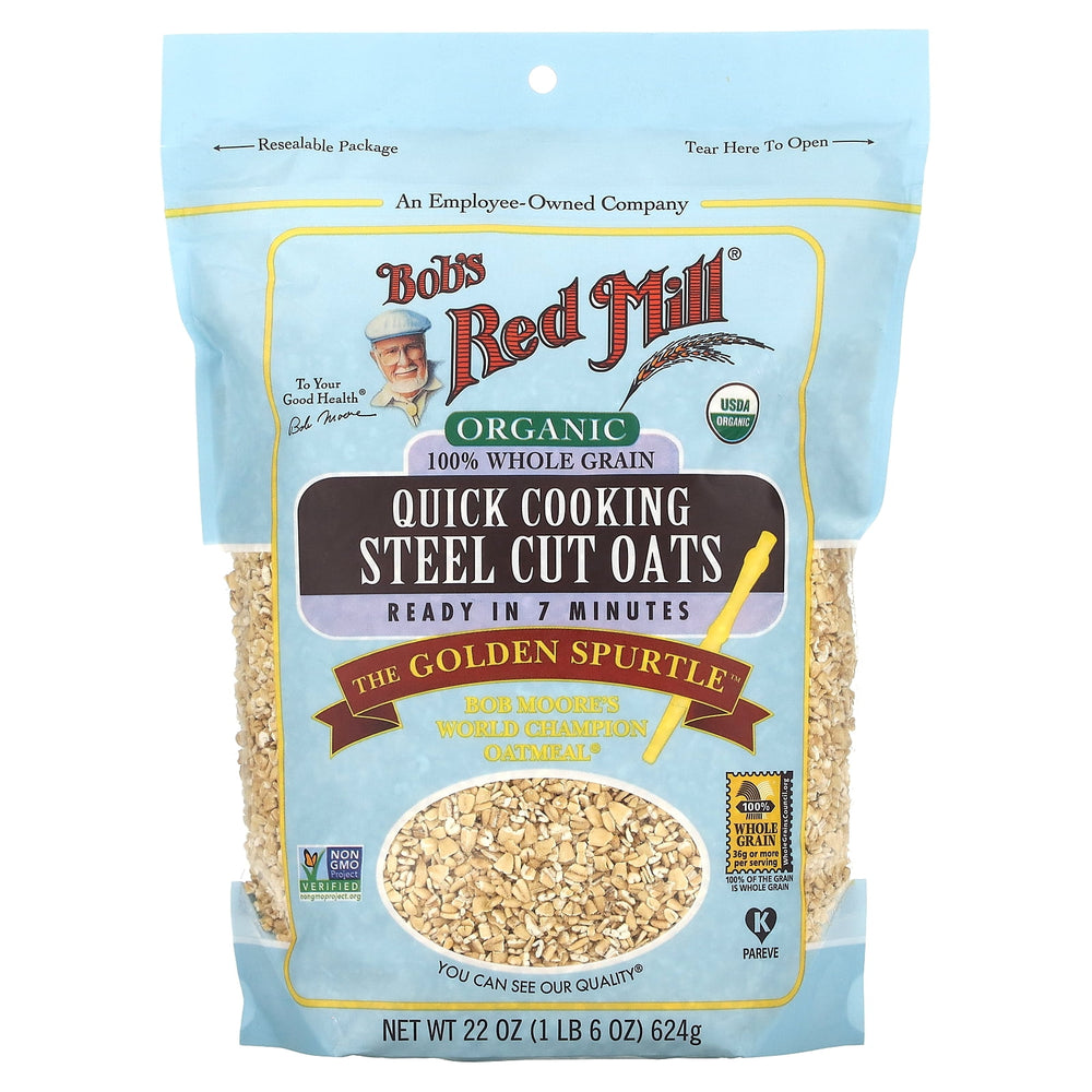 Bob's Red Mill Quick Cooking Steel Cut Oats · Cereal · 624 g