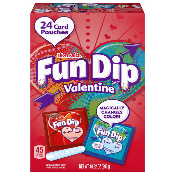Fun Dip Valentines Day Friendship Exchange Variety · Caramelos · 24 sobres · 293 g
