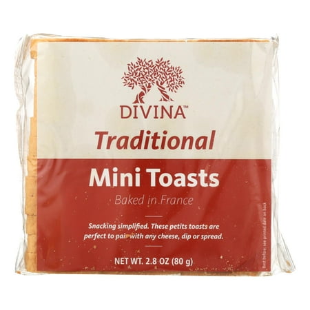 DIVINA TRADITIONAL MINI TOASTS · Galletas saladas · 79 g