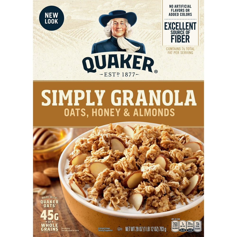 Quaker Simply Oats Honey · Granola · 794 g · caja