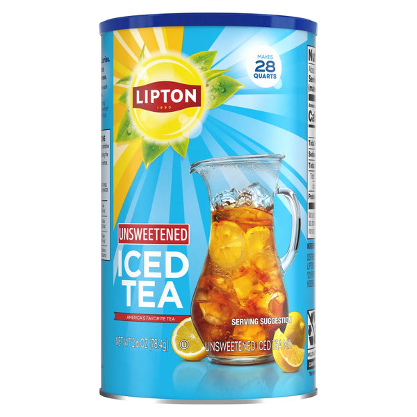 Lipton Unsweetened Black Tea Mix 28 Quarts · Té