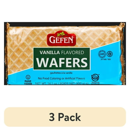 Gefen Vanilla Wafer · Galletas · 3 pack de 454 g