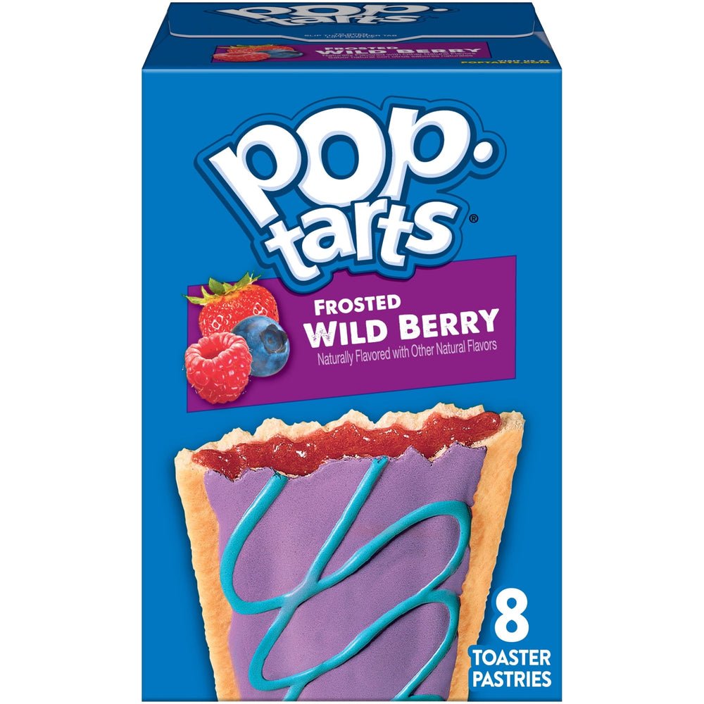 Pop-Tarts Frosted Wild Berry · Pastelitos · 8 pzas de 383 g