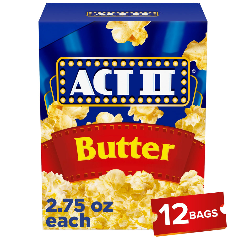 Act II Butter · Palomitas · 12 pzas de 78 g