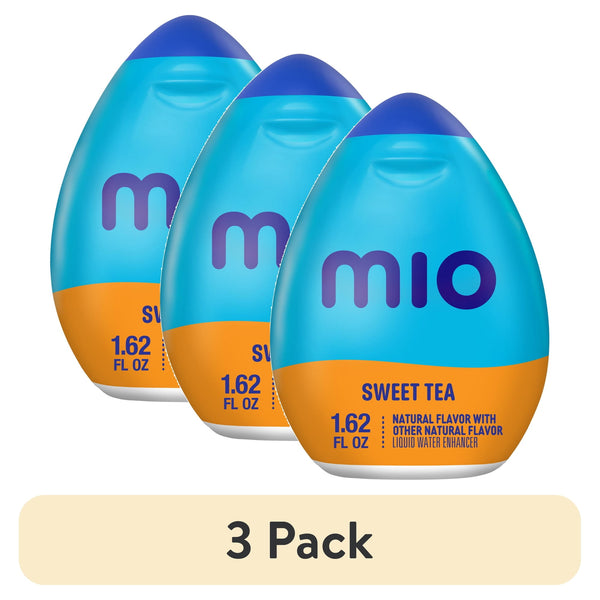 MiO Sweet Tea Sugar Free · Polvo para agua · 3 botellas de 48 ml