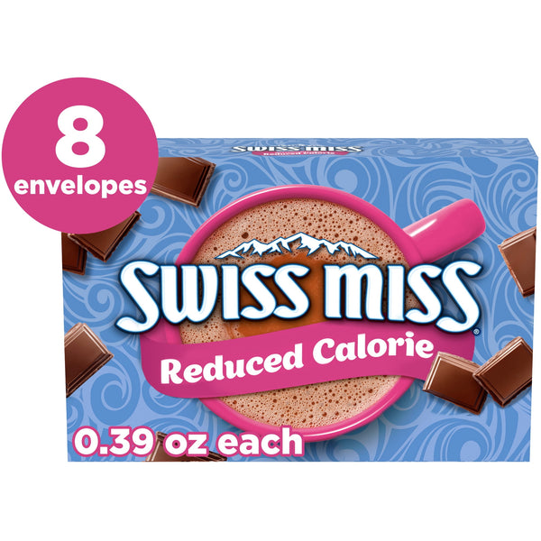 Swiss Miss Reduced Calorie Milk Chocolate Hot Cocoa · Caramelos · 8 pzas de 11 g