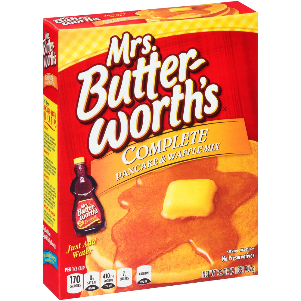 Mrs. Butterworths Complete Pancake & Waffle · Cereal · 907 g · caja