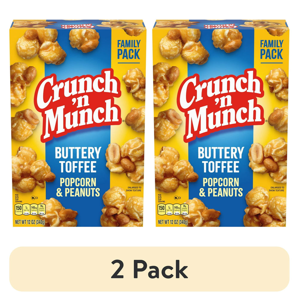 CRUNCH 'N MUNCH Buttery Toffee · Palomitas · 2 pack de 340 g