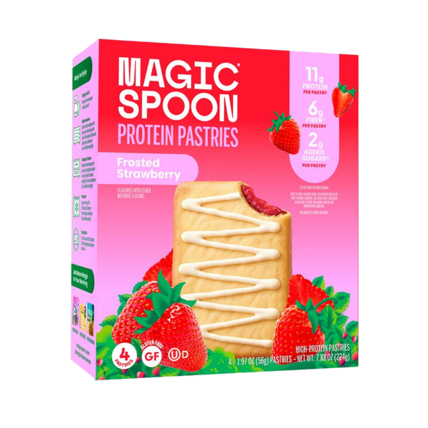 Magic Spoon Frosted Strawberry Protein Pastries · Pastelitos · 4 pzas · 224 g