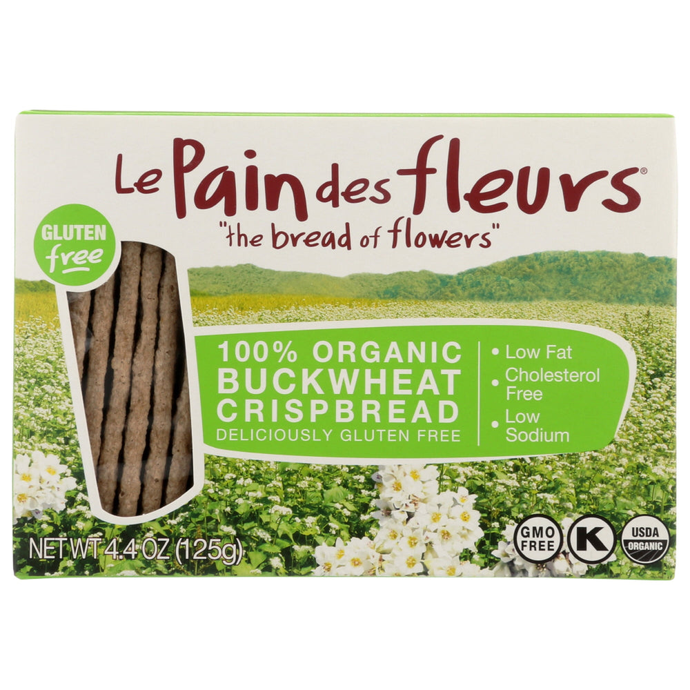Le Pain Des Fleurs Organic Crisp Bread Buckwheat · Galletas saladas · 125 g