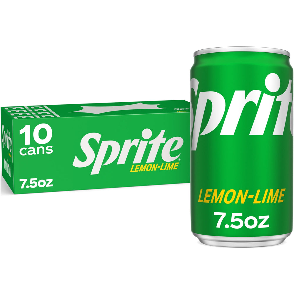 Sprite Lemon-Lime Mini Caffeine Free · Refresco · 10 latas de 222 ml