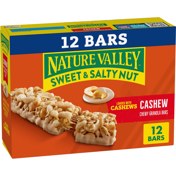 Nature Valley Sweet and Salty Nut · Barras · 12 pzas · 408 g