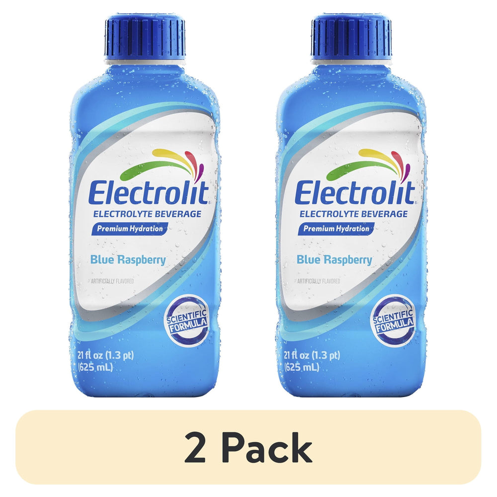 Electrolit Hydration Beverage Blue Raspberry · Bebida · 2 botellas de 621 ml