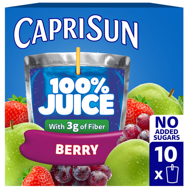 Capri Sun 100% Juice Blend Juice Boxes redients and Other · Bebida · 10 sobres de 170 g