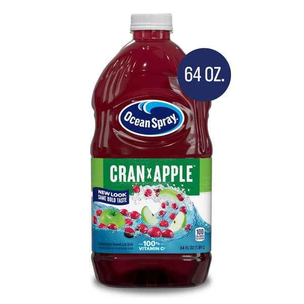 Ocean Spray Cran-Apple · Bebida de arándano rojo y manzana · 1893 ml