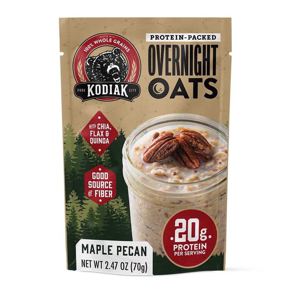 Kodiak Maple Pecan Protein-Packed Overnight Oats · Cereal · 70 g