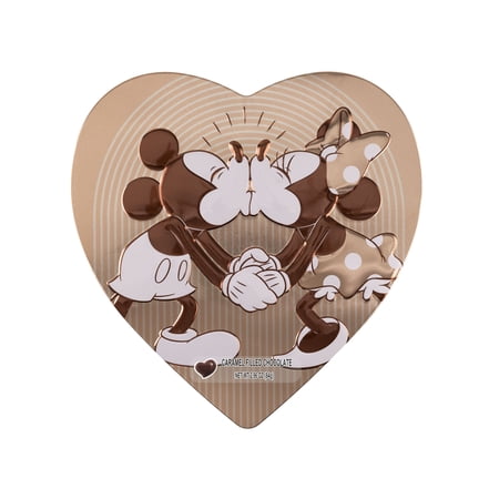 Mickey and Minnie Large Heart Tin with Filled Chocolate · Caramelos · lata