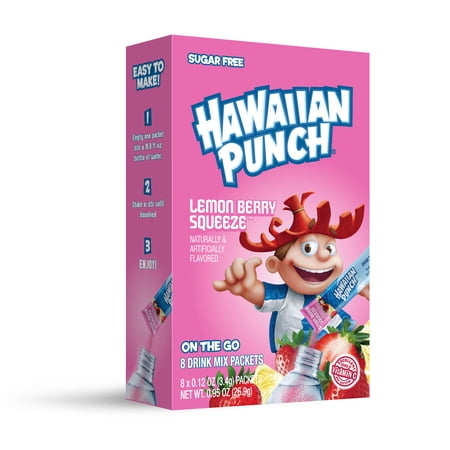 Hawaiian Punch Powder Lemon Berry Squeeze · Polvo para agua