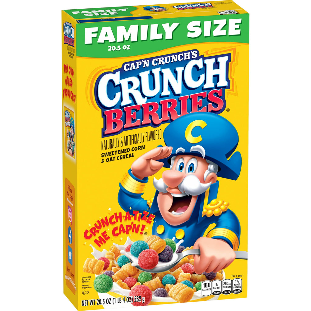 Cap'n Crunch Sweetened Corn & Oat Berries Naturally · Cereal · 581 g · caja