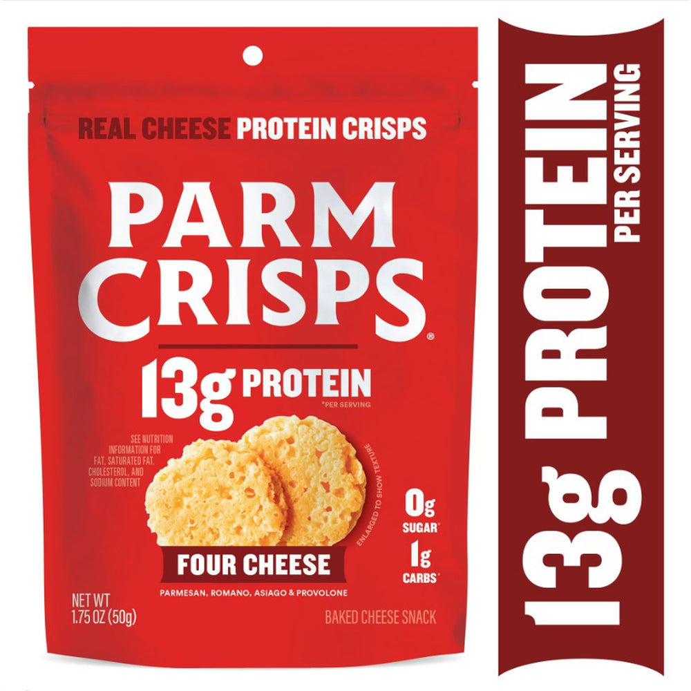 ParmCrisps Protein Four Cheese Oven- Cheese Crisps · Galletas saladas · 50 g