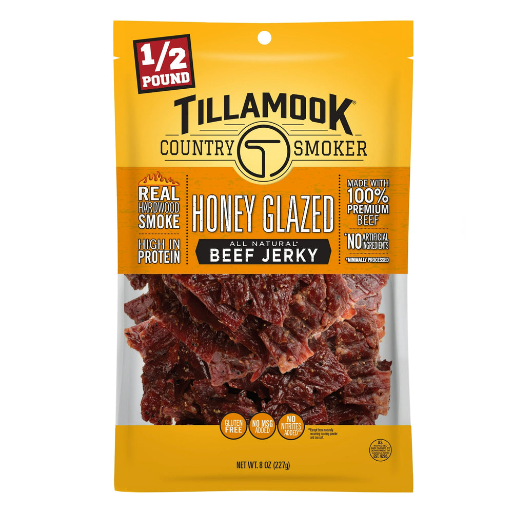 Tillamook Country Smoker Honey Glazed · Carne seca · 10 g · bolsa