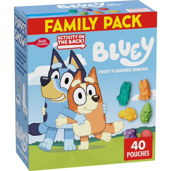 Bluey Fruit Family Gluten Free · Gomitas · 40 pzas · 907 g