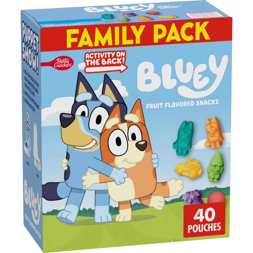 Bluey Fruit Family Gluten Free · Gomitas · 40 pzas · 907 g