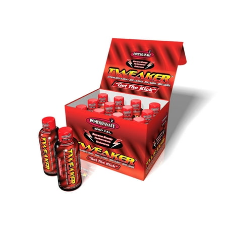 Tweaker Energy Shot Pomegranate · Bebida energética · 12 pzas de 59 ml