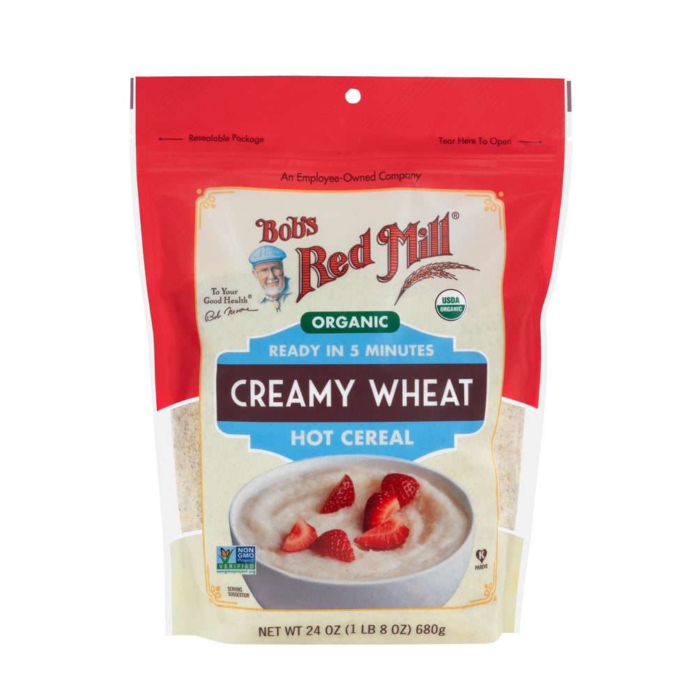 Bob's Red Mill Non-GMO Organic Creamy Wheat · Cereal · 680 g · bolsa