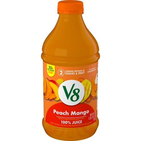 V8 Peach Mango · Jugo de frutas y verduras · 1360 ml