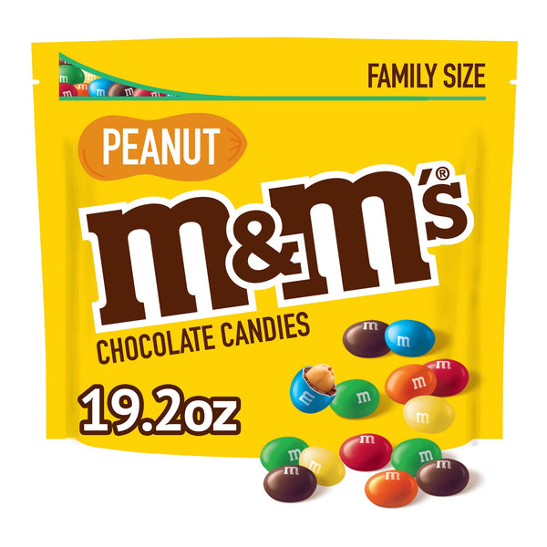 M&M's Peanut Milk Chocolate · Caramelos · 544 g · bolsa · tamaño familiar