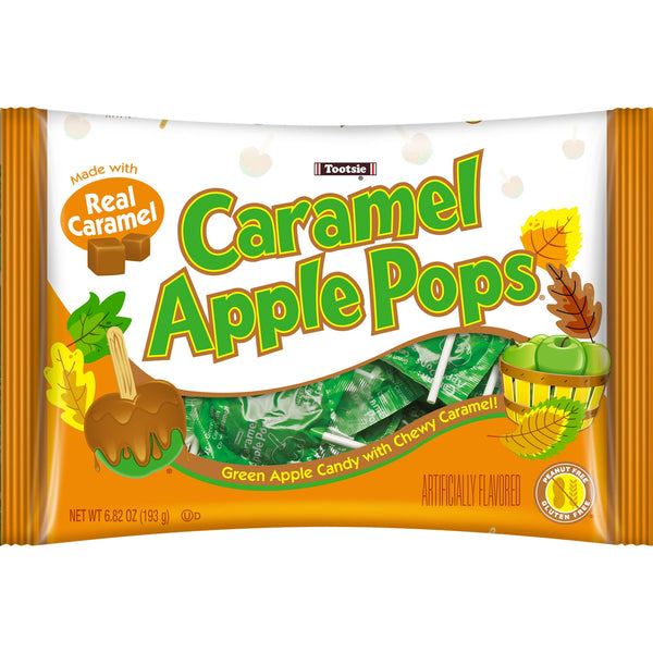 Tootsie Halloween Caramel Apple Green Apple Gluten Free · Caramelos · 193 g