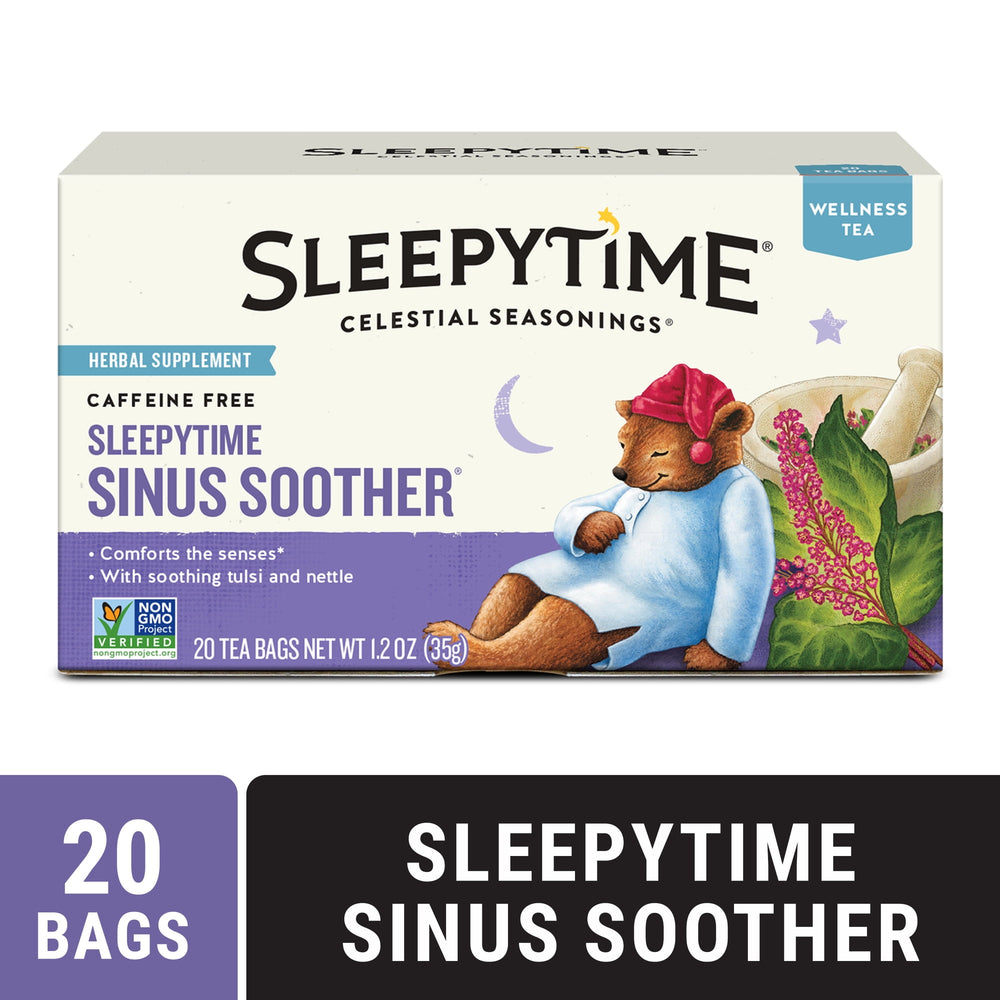 Celestial Seasonings Sleepytime Wellness Sinus Soother · Salsa y sazonador · 20 pzas