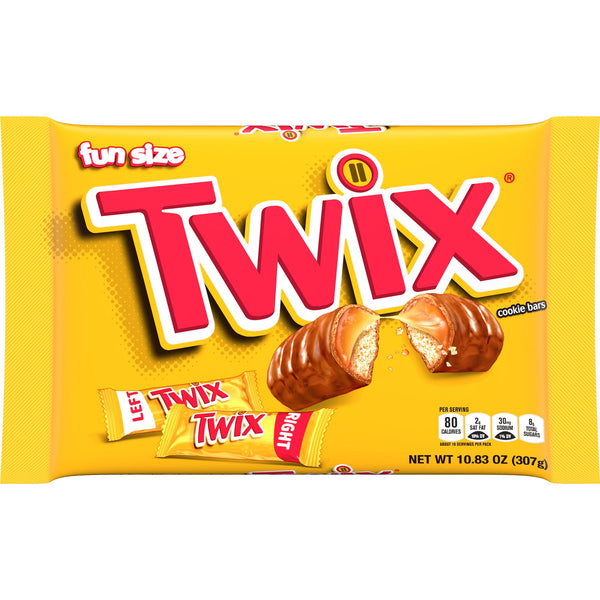 Twix Caramel Cookie Chocolate · Galletas · 307 g · bolsa · tamaño fun