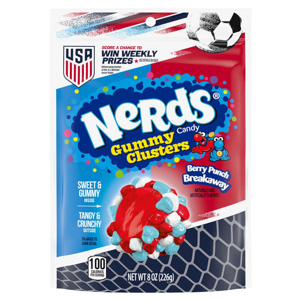NERDS Gummy Clusters Berry Punch Breakaway · Gomitas · 227 g