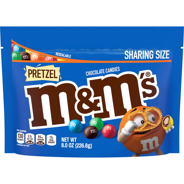 M&M's Pretzel Milk Chocolate Sharing · Pretzels · 227 g · bolsa