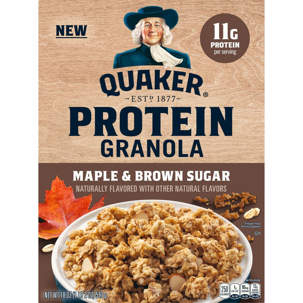 Quaker Maple & Brown Sugar Protein · Granola · 510 g