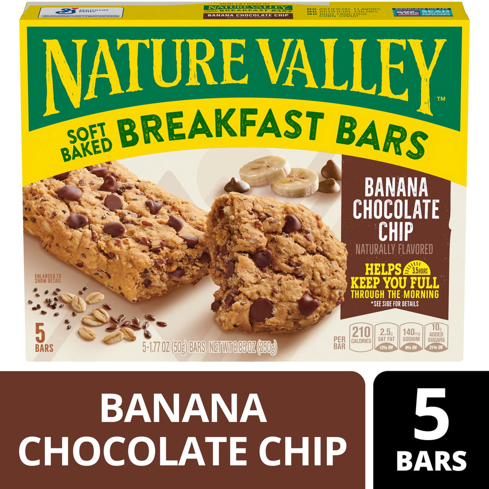 Nature Valley Banana Chocolate Chip Breakfast · Barra · 5 barras
