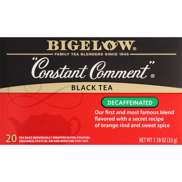 Bigelow Tea Decaffeinated Constant Comment Black Tea · Té · 20 pzas