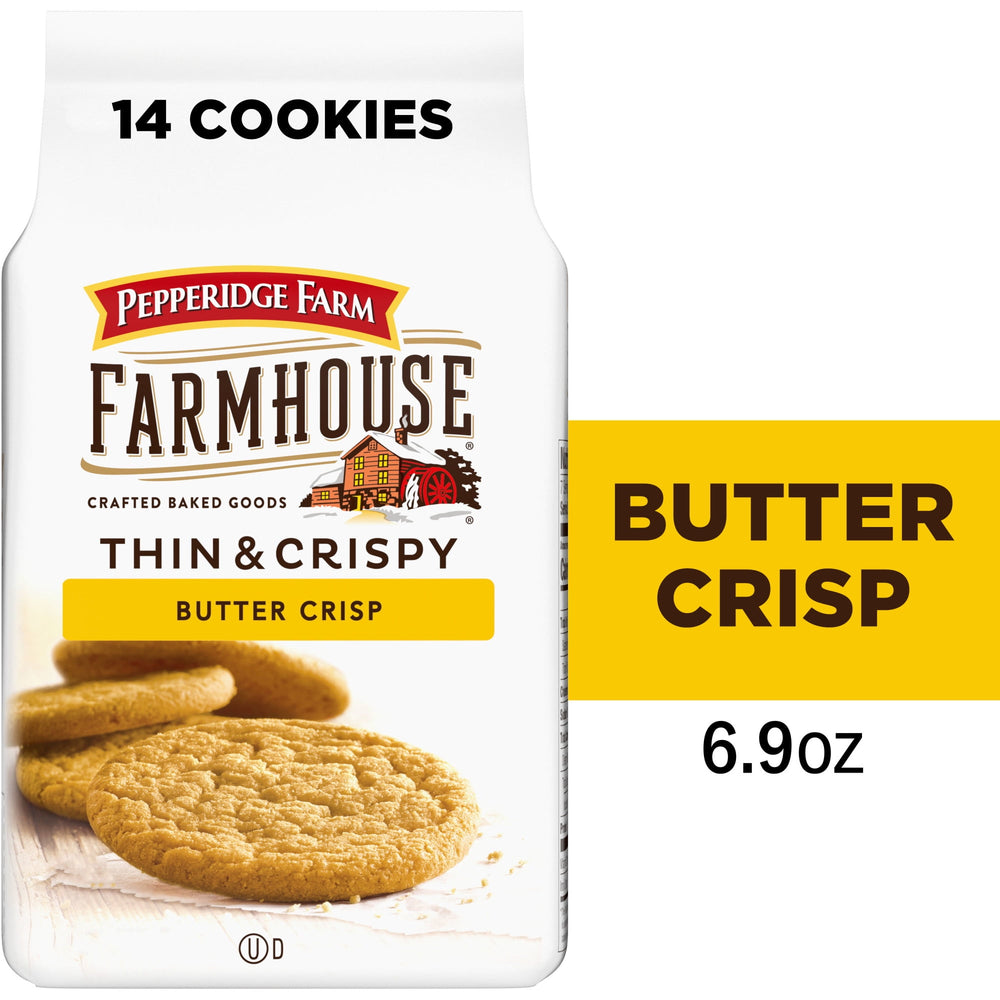 Pepperidge Farm Farmhouse Thin & Butter Crisp · Galletas · 196 g · bolsa