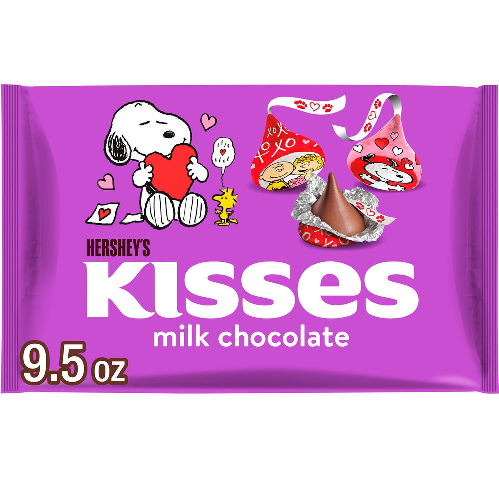 Hershey's Kisses Milk Chocolate Snoopy™ and Friends · Caramelos · 269 g · bolsa