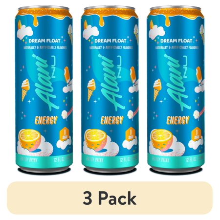 Alani Nu Dream Float · Bebida energética · 3 latas de 355 ml