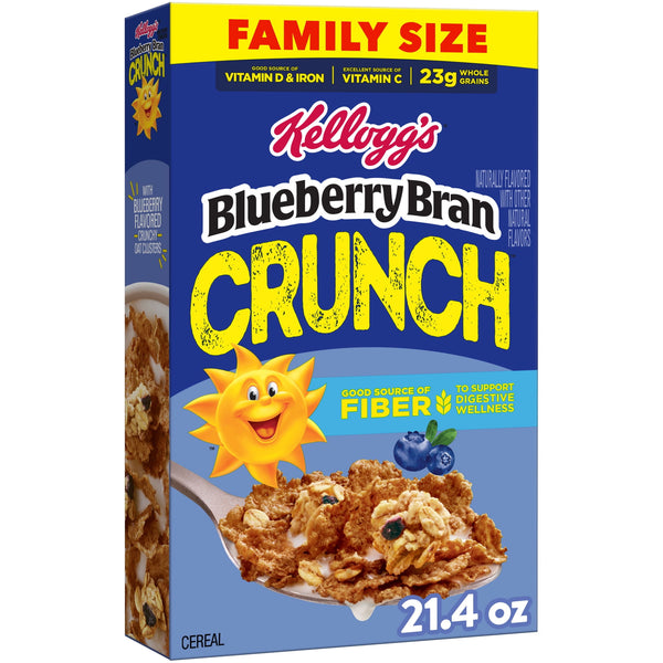 Kellogg's Blueberry Bran Crunch Crunch Original · Cereal · 607 g · tamaño familiar