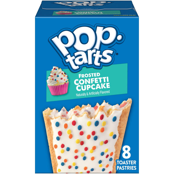 Pop-Tarts Frosted Confetti Cupcake · Pastelitos · 8 pzas de 383 g