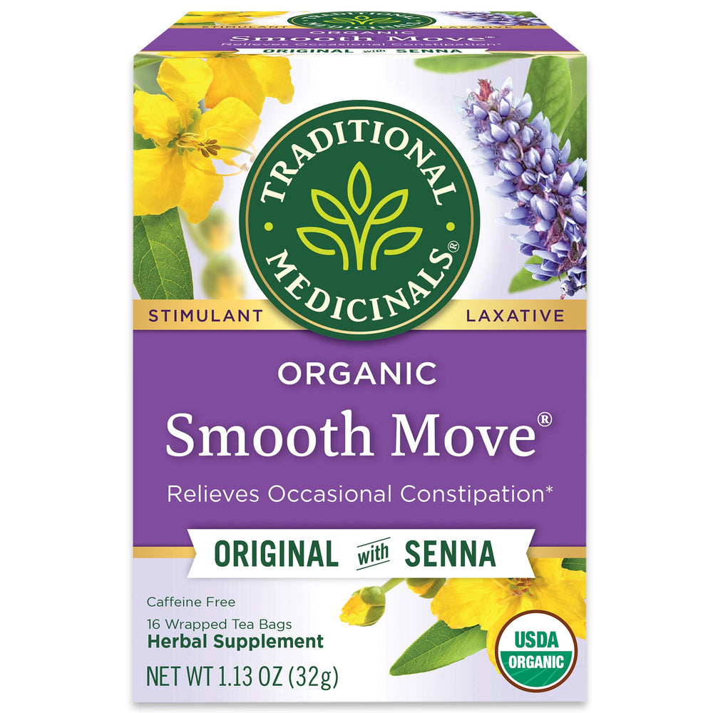 Traditional Medicinals Organic Smooth Move Senna Laxative · Té · 16 pzas