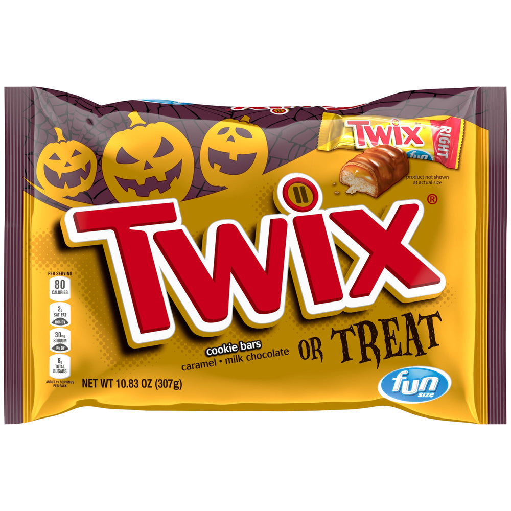 Twix Halloween Chocolate · Caramelos · 307 g · bolsa · tamaño fun