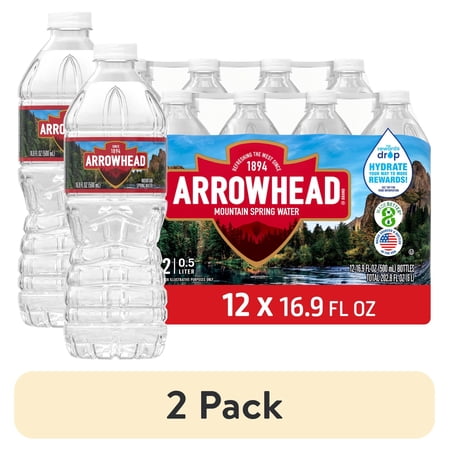 Arrowhead Mountain Spring Water · Bebida · 2 botellas de 500 ml