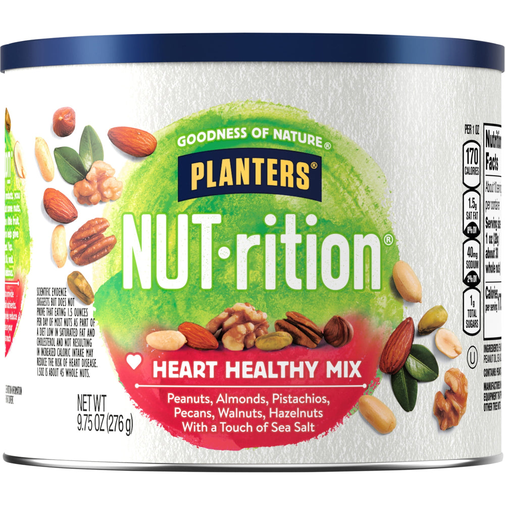 NUT-RITION Heart Healthy Nut Mix with Pistachios · Nueces · 276 g · bote