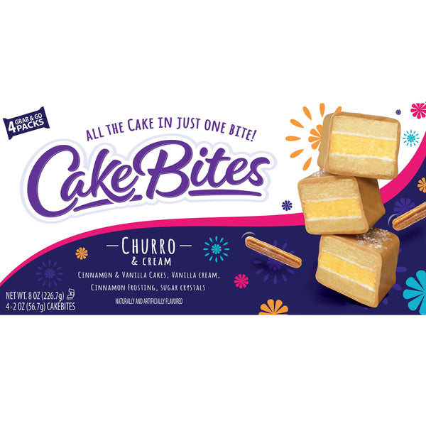 United Churro and Cream Cake Bites Family · Galletas · 227 g