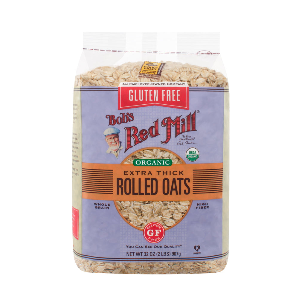 Bobs Red Mill Rolled Oats Thick Gluten Free · Cereal · 907 g